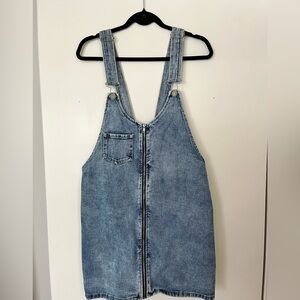 PacSun Blue Denim Overall Dress